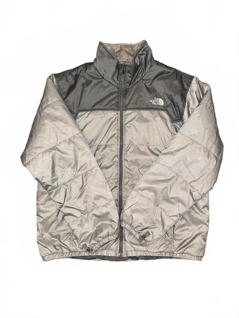Men’s The North Face Silver/Grey Puffer Jacket Size XL